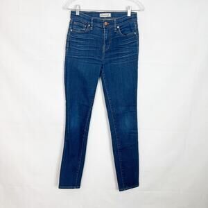 Madewell High-Rise Skinny Dark Wash Jeans Size 26